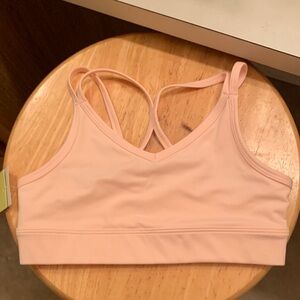 All in Motion Light Pink Small 6 Sports Bra Top